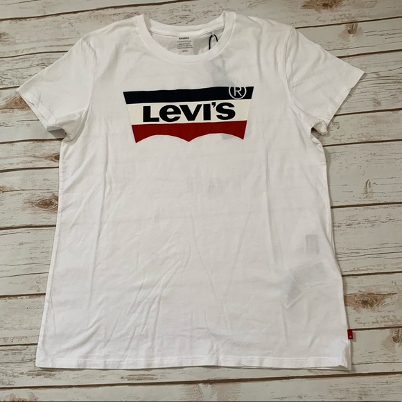 Levi’s Logo Colorblock Fill Tee Shirt - Picture 3 of 4